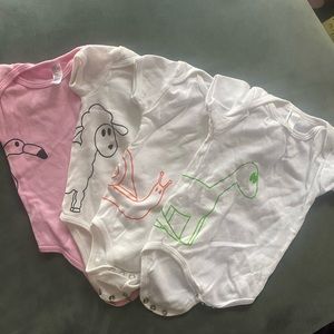 Set of 4 onesies